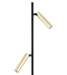Argon TORRE lampa podłogowa 2 pł. 2x6W LED (max) czarny struktura mosiądz 7083 Argon TORRE lampa podłogowa 2 pł. 2x6W LED (max) czarny struktura mosiądz 7083