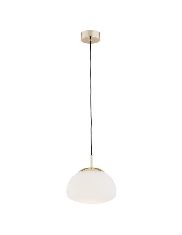 Argon TRINI lampa wisząca 1 pł. S 1x15W (max) opal mat elementy mosiądzowane 4352