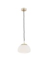 Argon TRINI lampa wisząca 1 pł. S 1x15W (max) opal mat elementy mosiądzowane 4352