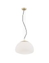 Argon TRINI lampa wisząca 1 pł. L 1x15W (max) opal mat elementy mosiądzowane 4317 Argon TRINI lampa wisząca 1 pł. L 1x15W (max) opal mat elementy mosiądzowane 4317