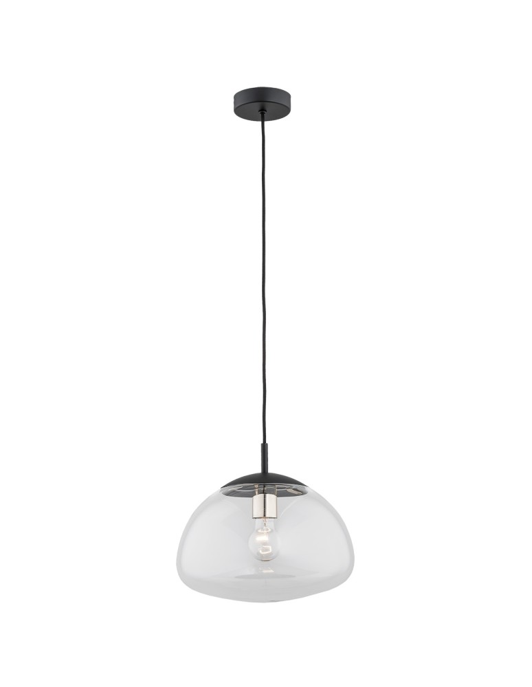 Argon TRINI lampa wisząca 1 pł. M 1x15W (max) transparentny czarny mat 4332 Argon TRINI lampa wisząca 1 pł. M 1x15W (max) transparentny czarny mat 4332
