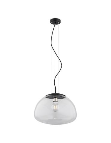 Argon TRINI lampa wisząca 1 pł. L 1x15W (max) transparentny czarny mat 4351