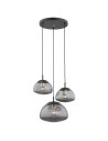 Argon TRINI lampa wisząca 3 pł. na okrągłej podsufitce 3x15W (max) dymny czarny mat 1493 Argon TRINI lampa wisząca 3 pł. na okrągłej podsufitce 3x15W (max) dymny czarny mat 1493