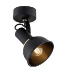 Argon TWIST kinkiet 1 pł. 1x7W (max) czarny struktura elementy mosiądzowane 4900 Argon TWIST kinkiet 1 pł. 1x7W (max) czarny struktura elementy mosiądzowane 4900