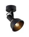 Argon TWIST kinkiet 1 pł. 1x7W (max) czarny struktura elementy mosiądzowane 4900 Argon TWIST kinkiet 1 pł. 1x7W (max) czarny struktura elementy mosiądzowane 4900