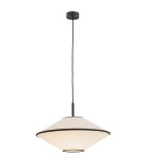 Argon TROY lampa wisząca 1 pł. 1x15W (max) beżowy z czarnym przeszyciem czarny struktura 4282 Argon TROY lampa wisząca 1 pł. 1x15W (max) beżowy z czarnym przeszyciem czarny struktura 4282