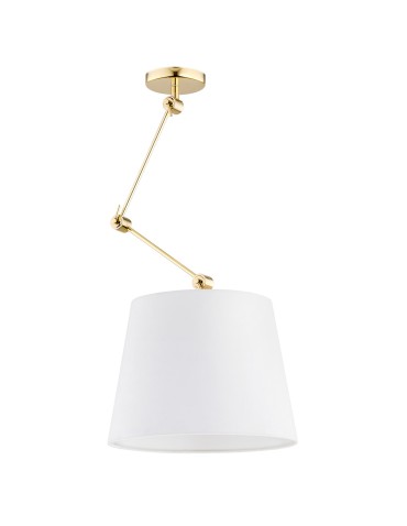 Argon ZAKYNTOS PLUS lampa wisząca 1 pł. 1x15W (max) biały mosiądz 4895 - produkt 2