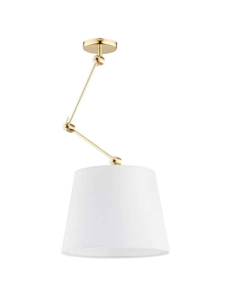 Argon ZAKYNTOS PLUS lampa wisząca 1 pł. 1x15W (max) biały mosiądz 4895