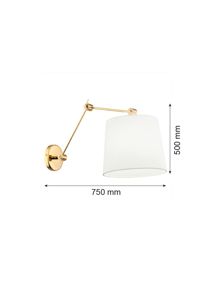 Argon ZAKYNTOS PLUS kinkiet 1 pł. 1x15W (max) biały mosiądz 4897 Argon ZAKYNTOS PLUS kinkiet 1 pł. 1x15W (max) biały mosiądz 4897