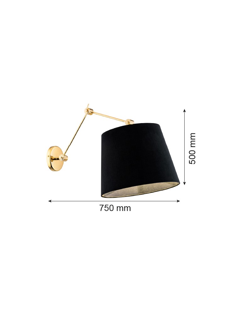 Argon ZAKYNTOS PLUS kinkiet 1 pł. 1x15W (max) czarny mosiądz 4898 Argon ZAKYNTOS PLUS kinkiet 1 pł. 1x15W (max) czarny mosiądz 4898