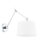 Argon ZAKYNTOS kinkiet 1 pł. 1x15W (max) biały chrom 3545 Argon ZAKYNTOS kinkiet 1 pł. 1x15W (max) biały chrom 3545