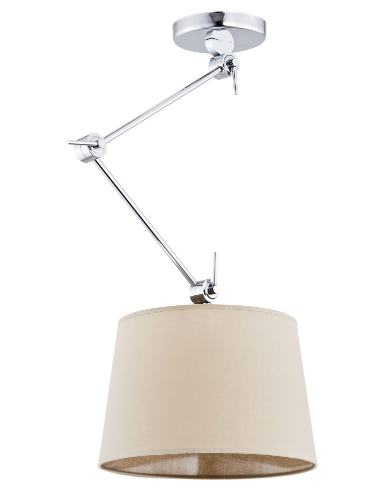 Argon ZAKYNTOS lampa wisząca 1 pł. 1x15W (max) beżowy chrom 3549