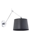 Argon ZAKYNTOS kinkiet 1 pł. 1x15W (max) czarny chrom 3547