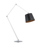 Lampy podłogowe łamane - Argon ZAKYNTOS BIS lampa podłogowa 1 pł. 1x15W (max) czarny chrom 3952 - product 1