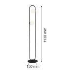 Argon SALERNO lampa wisząca 1 pł. 1x15W (max) transparentny mosiądz 8038 Argon SALERNO lampa wisząca 1 pł. 1x15W (max) transparentny mosiądz 8038