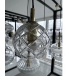 Argon OVIEDO lampa wisząca 1 pł. mniejsza 1x15W (max) transparentny mosiądz 4200 Argon OVIEDO lampa wisząca 1 pł. mniejsza 1x15W (max) transparentny mosiądz 4200