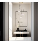 Argon OVIEDO lampa wisząca 3 pł. na okrągłej podsufitce 3x15W (max) transparentny mosiądz 1463 Argon OVIEDO lampa wisząca 3 pł. na okrągłej podsufitce 3x15W (max) transparentny mosiądz 1463