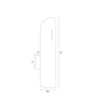 Argon AKRON kinkiet 2 pł. 2x6W (max) mosiądz 1039 Argon AKRON kinkiet 2 pł. 2x6W (max) mosiądz 1039