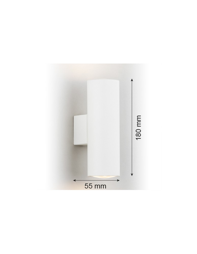 Argon MITOS kinkiet 2 pł. 2x5W (max) biały struktura 910 Argon MITOS kinkiet 2 pł. 2x5W (max) biały struktura 910