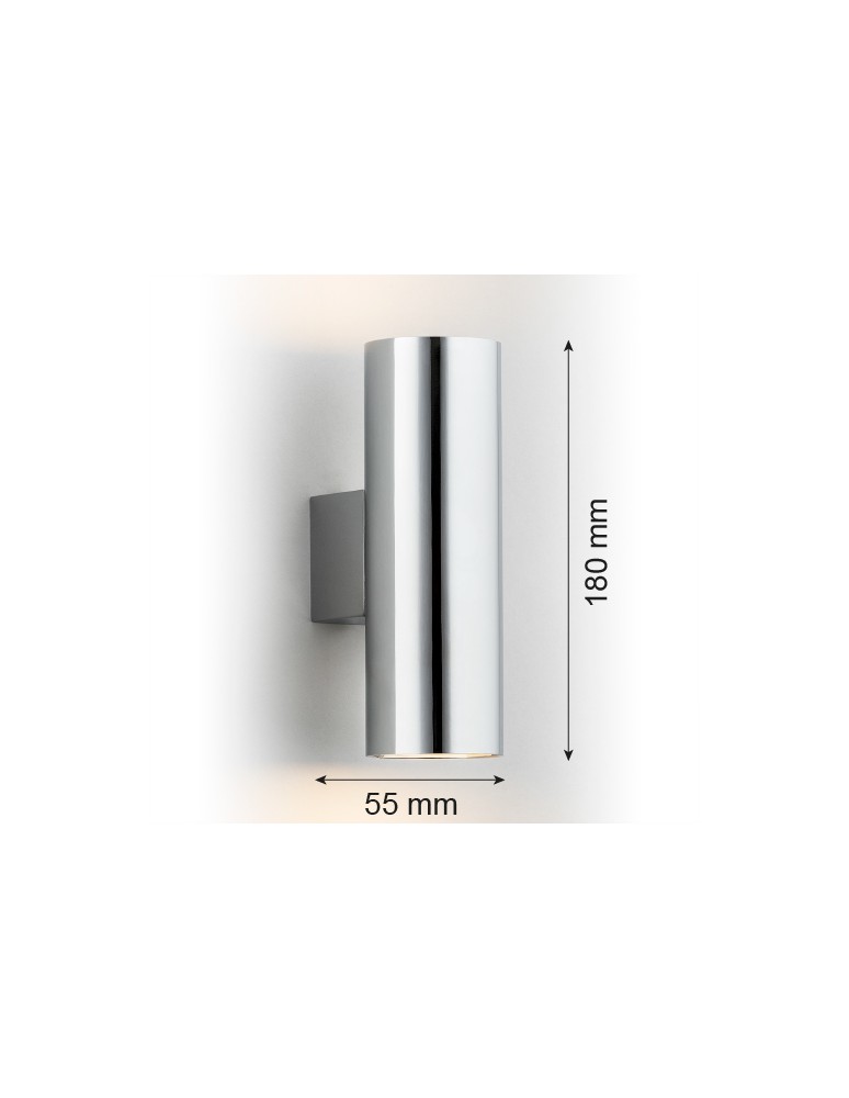 Kinkiety tuby - Argon MITOS kinkiet 2 pł. 2x5W (max) chrom 912 - product kolory-swiatla.pl 2