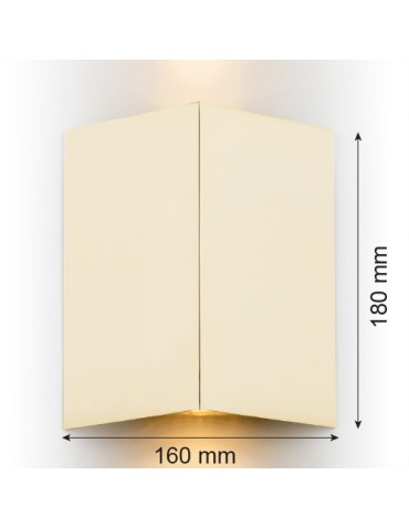 Argon SKIATOS kinkiet 2 pł. 2x5W (max) mosiądz 918 - produkt 2