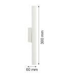 Argon GRECO 7223 kinkiet 2 pł. LED, biały LED (zintegrowany) / 1438 lm / 3000K stal lakierowana Argon GRECO 7223 kinkiet 2 pł. LED, biały LED (zintegrowany) / 1438 lm / 3000K stal lakierowana