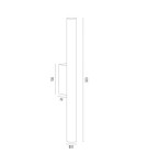 Argon GRECO 7223 kinkiet 2 pł. LED, biały LED (zintegrowany) / 1438 lm / 3000K stal lakierowana Argon GRECO 7223 kinkiet 2 pł. LED, biały LED (zintegrowany) / 1438 lm / 3000K stal lakierowana