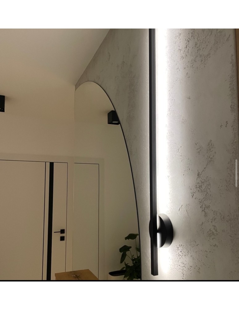 Argon ASSE listwa LED dłuższa 1x10W czarny struktura 8051