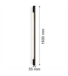 Argon ASSE listwa LED 1x15W czarny struktura 8054 Argon ASSE listwa LED 1x15W czarny struktura 8054
