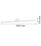 Argon MIRIAM 8601 kinkiet L biały LED LED  Argon MIRIAM 8601 kinkiet L biały LED LED