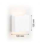 Argon GENT kinkiet LED 1x3.6W kremowy biały 8358 Argon GENT kinkiet LED 1x3.6W kremowy biały 8358