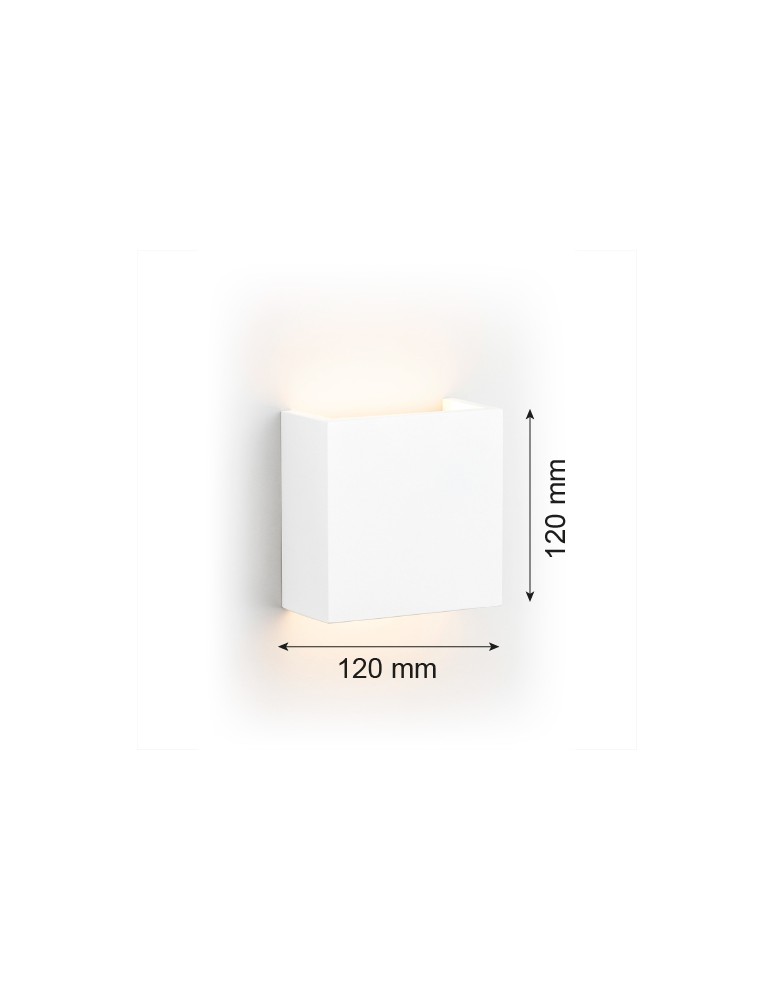 Argon GENT kinkiet LED 1x3.6W kremowy biały 8358 Argon GENT kinkiet LED 1x3.6W kremowy biały 8358