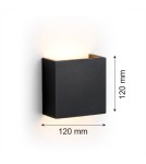 Argon GENT kinkiet LED 1x3.6W czarny 8359 Argon GENT kinkiet LED 1x3.6W czarny 8359