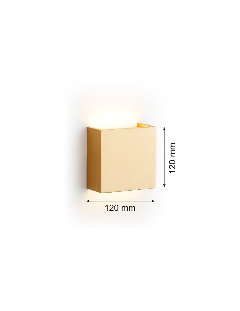 Argon GENT kinkiet LED 1x3.6W złoty 8360 Argon GENT kinkiet LED 1x3.6W złoty 8360