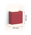 Argon GENT kinkiet LED 1x3.6W czerwony 8361 Argon GENT kinkiet LED 1x3.6W czerwony 8361