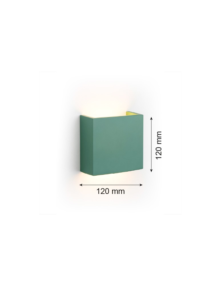 Argon GENT kinkiet LED 1x3.6W zielony 8362 Argon GENT kinkiet LED 1x3.6W zielony 8362