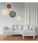Kinkiety minimalistyczne - Argon OREGON PLUS kinkiet 1 pł. L 1x6W czerwony 8322 - product 4