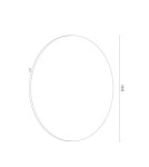 Kinkiety minimalistyczne - Argon OREGON kinkiet 1 pł. L 1x6W biały struktura 3854 - product 4