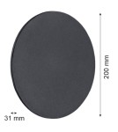Argon OREGON kinkiet 1 pł. M 1x4.5W czarny struktura 3861 Argon OREGON kinkiet 1 pł. M 1x4.5W czarny struktura 3861