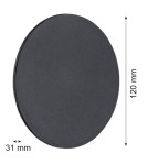 Argon OREGON kinkiet 1 pł. S 1x3W czarny struktura 3862 Argon OREGON kinkiet 1 pł. S 1x3W czarny struktura 3862