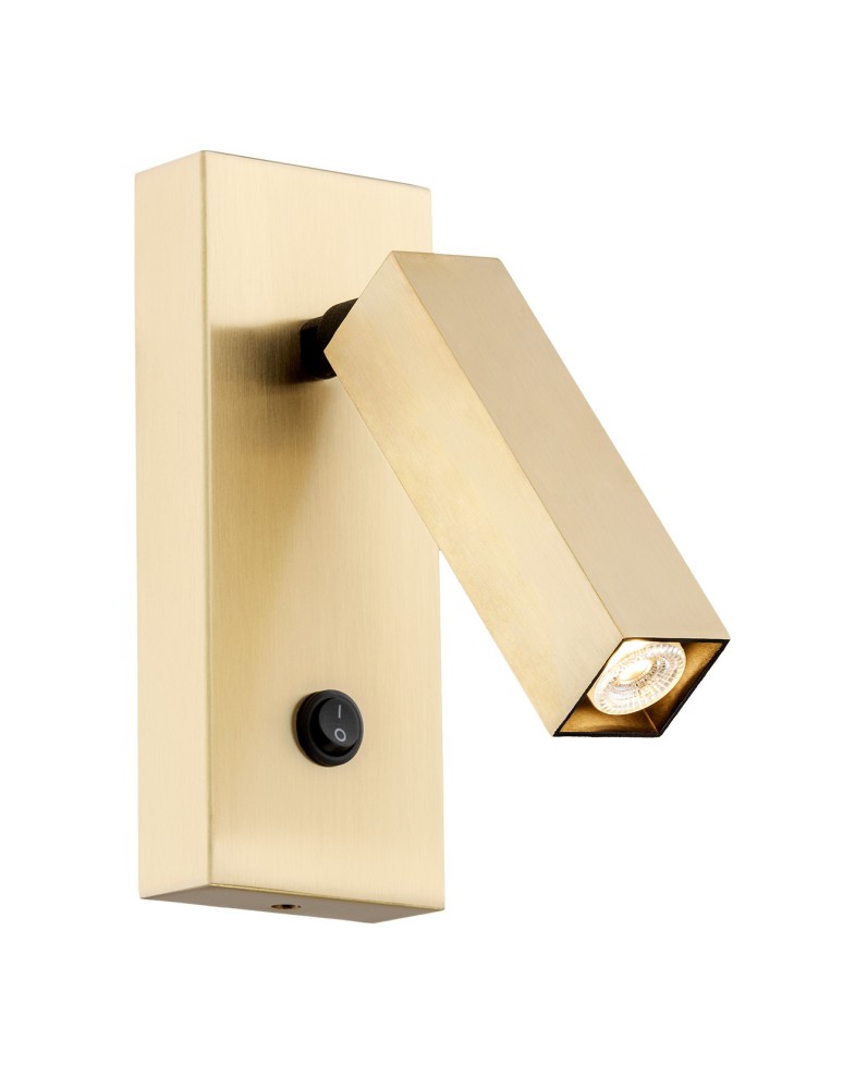 Argon ROCK kinkiet 1 pł. 1x6W LED (max) mosiądz szczotkowany 4737