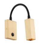 Kinkiety do sypialni - Argon ROCKSTAR kinkiet 1 pł. 1x6W LED (max) mosiądz szczotkowany 4743 - product 1