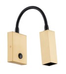 Kinkiety do sypialni - Argon ROCKSTAR kinkiet 1 pł. 1x6W LED (max) mosiądz szczotkowany 4743 - product 2