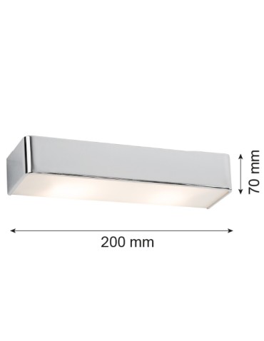 Argon RODAN kinkiet 1 pł. mały 1x15W (max) chrom 3076 - produkt 2