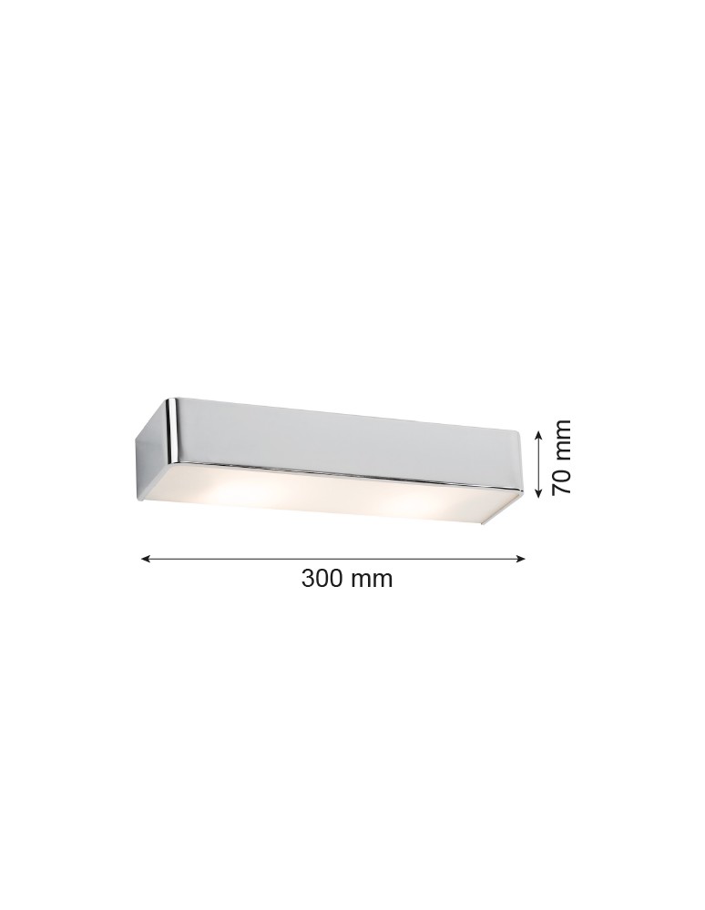 Argon RODAN kinkiet 1 pł. średni 1x15W (max) chrom 3074 Argon RODAN kinkiet 1 pł. średni 1x15W (max) chrom 3074