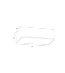 Argon RODAN kinkiet 1 pł. średni 1x15W (max) chrom 3074 Argon RODAN kinkiet 1 pł. średni 1x15W (max) chrom 3074