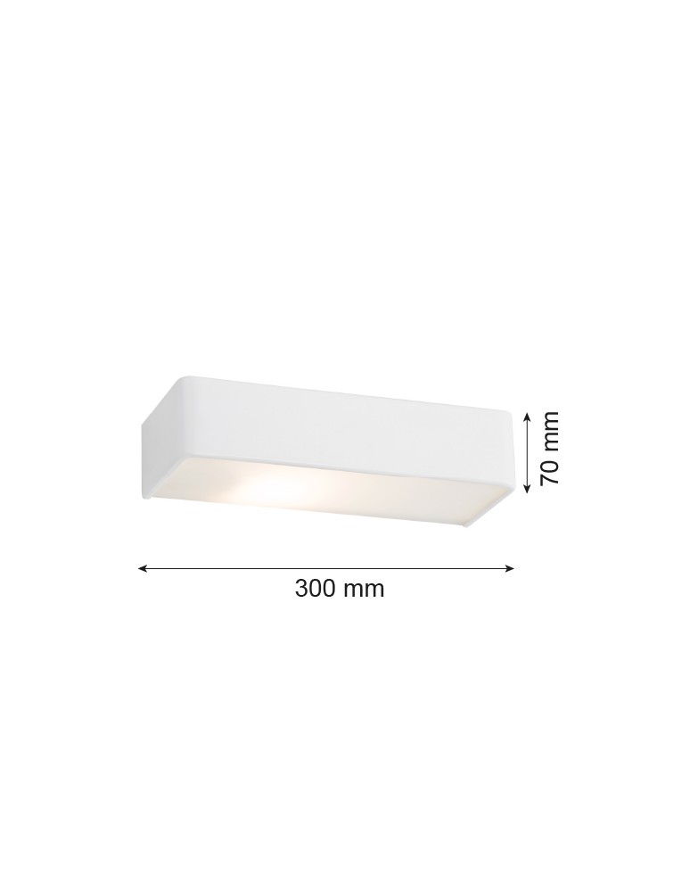 Argon RODAN kinkiet 1 pł. średni 1x15W (max) biały struktura 3072 Argon RODAN kinkiet 1 pł. średni 1x15W (max) biały struktura 3072