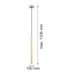 Argon RIO lampa wisząca 1 pł. 1x4.2 W złoty 8327 Argon RIO lampa wisząca 1 pł. 1x4.2 W złoty 8327