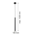 Argon RIO lampa wisząca 1 pł. 1x4.2 W czarny 8329 Argon RIO lampa wisząca 1 pł. 1x4.2 W czarny 8329