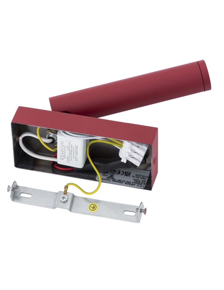 Argon RIO kinkiet 1 pł. 1x4.2 W czerwony 8330 Argon RIO kinkiet 1 pł. 1x4.2 W czerwony 8330